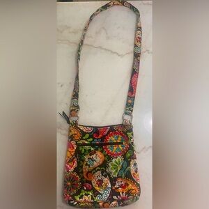 Retired Vera Bradley Disney Parks Midnight W/ Mickey Hipster Crossbody Bag Purse